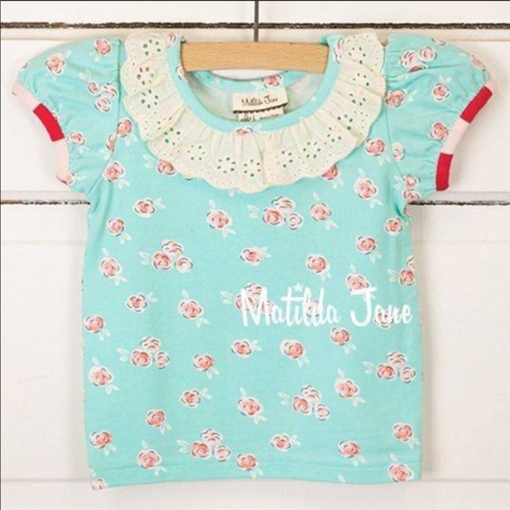 Matilda Jane Posey shirt size 3 months NEW!